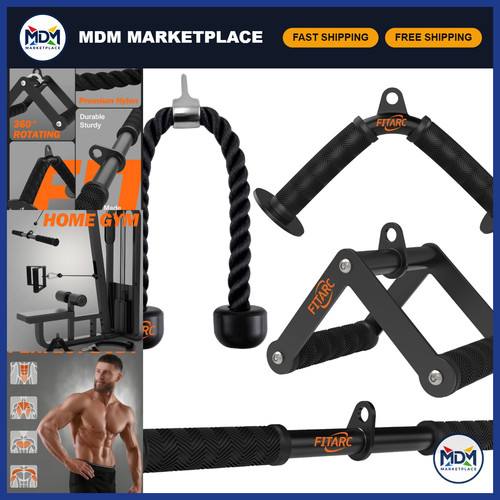 Cable machine attachment set - machine,