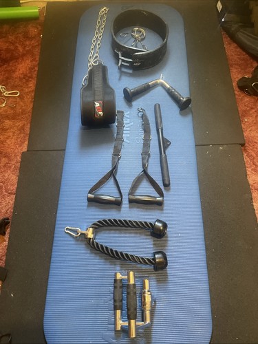 Cable machine attachment set - machine,