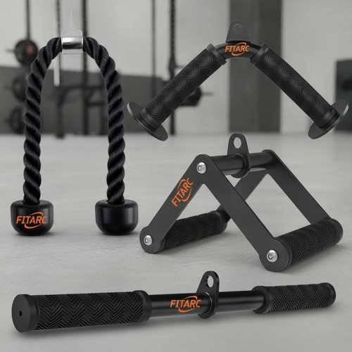 Cable machine attachment set - cable,