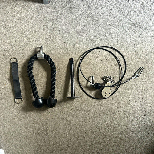 3pc cable machine attachments - 3pc,
