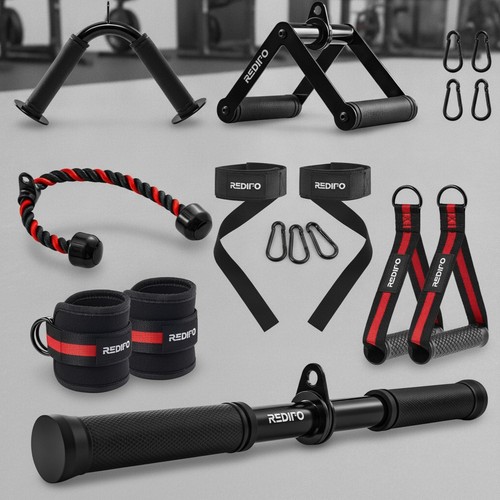 Cable machine attachment set - cable,