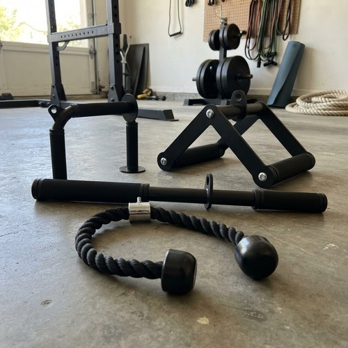 Cable machine attachment set - machine,