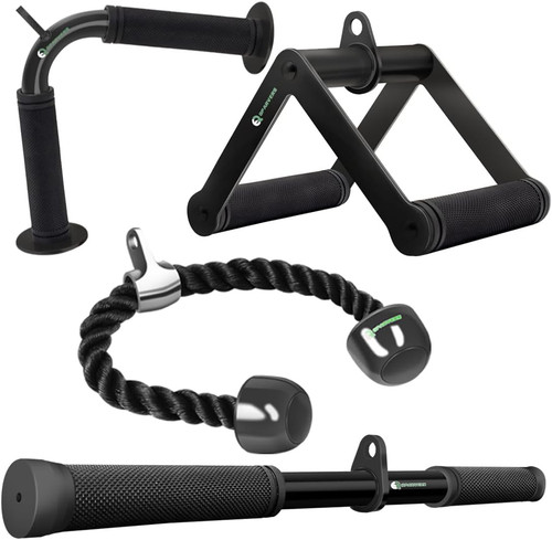 Cable machine attachment set - cable,