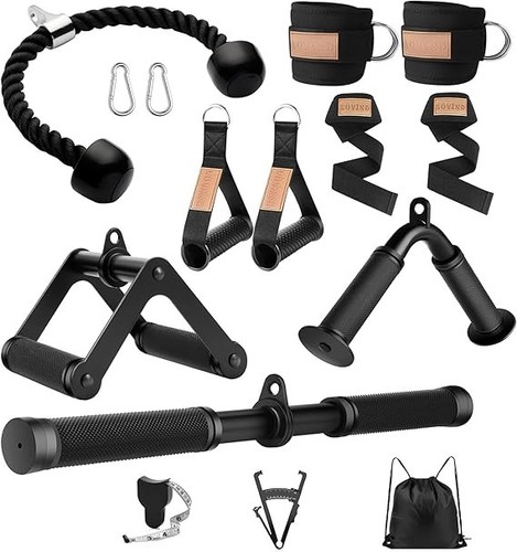 Cable machine attachment - attachment, set